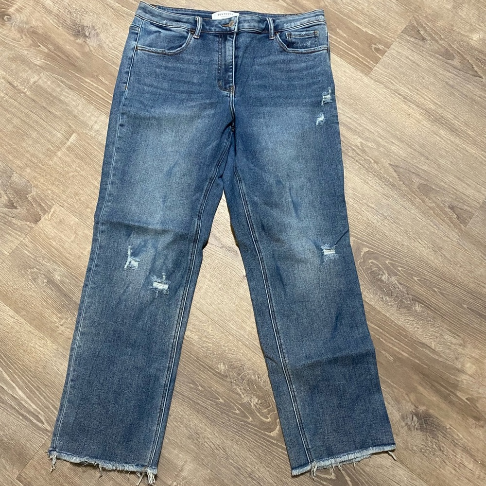 Lovervet Women’s High Rise Distressed Jeans